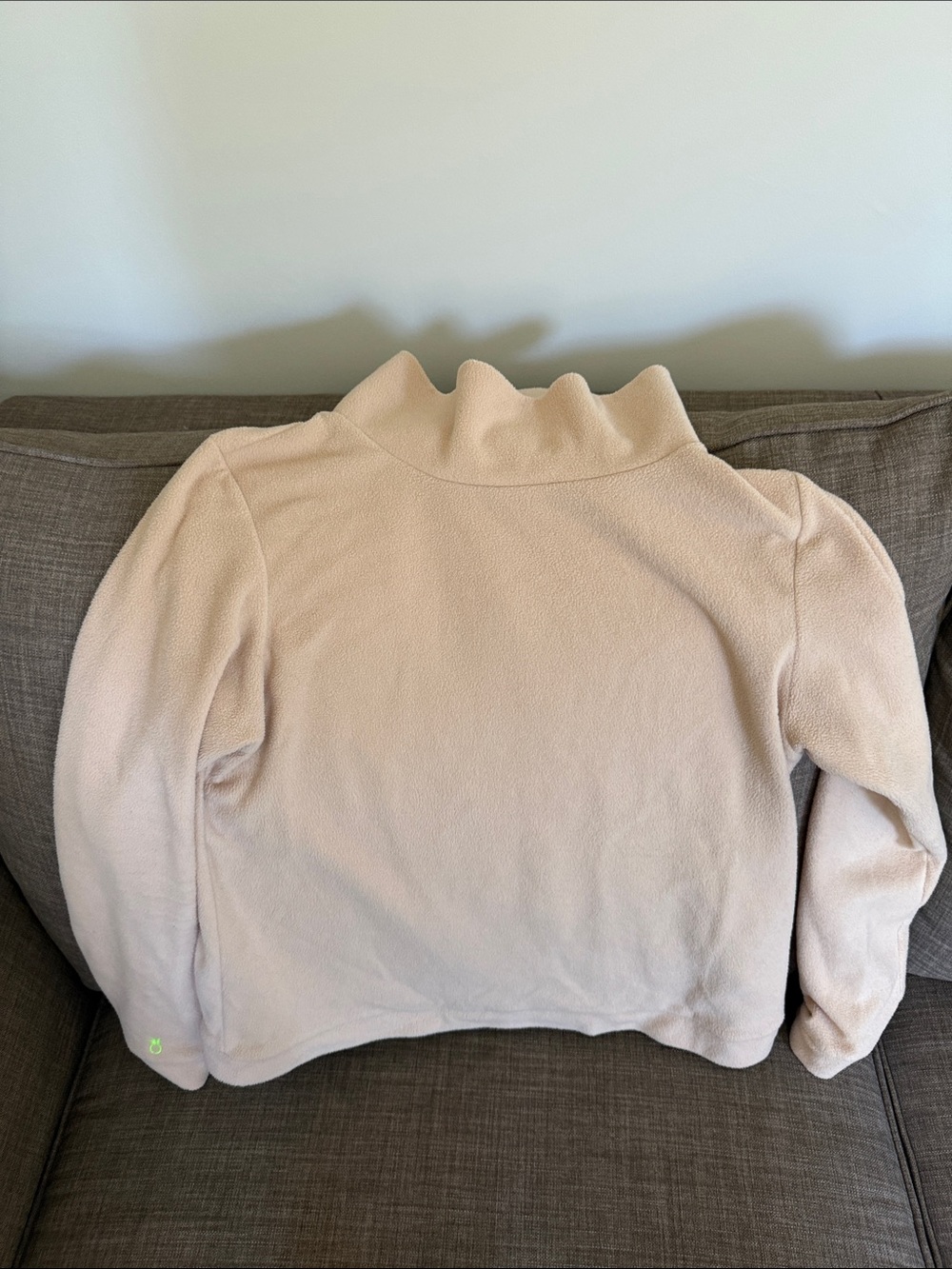 Dudley Stephens Light Cream Cowl Turtleneck Pullover